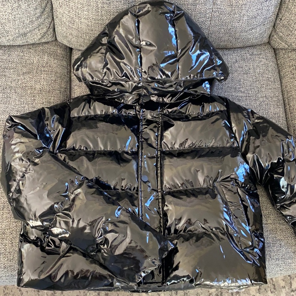 Current Mood Black Puffer Jacket